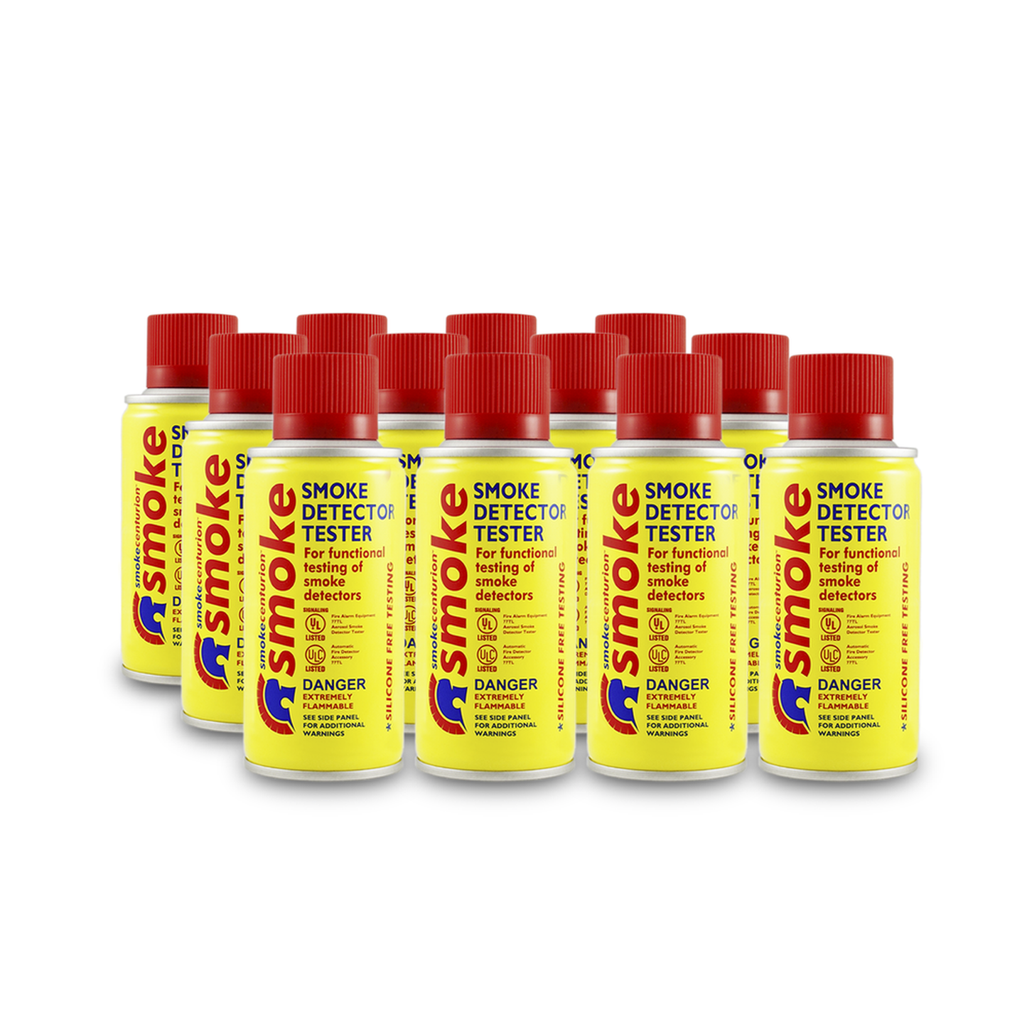 Caja de 72 latas de humo sintÃ©tico en aerosol para probar detectores de humo en uso manual o en dispensadores SOLO-330/SOLO-332