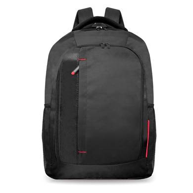 Mochila hasta 17 pulgadas, UNIVERSITY,  Backpack, varios compatimientos, organizador frontal, costuras/asas reforzadas, Negro, 6005637 BROBOTIX