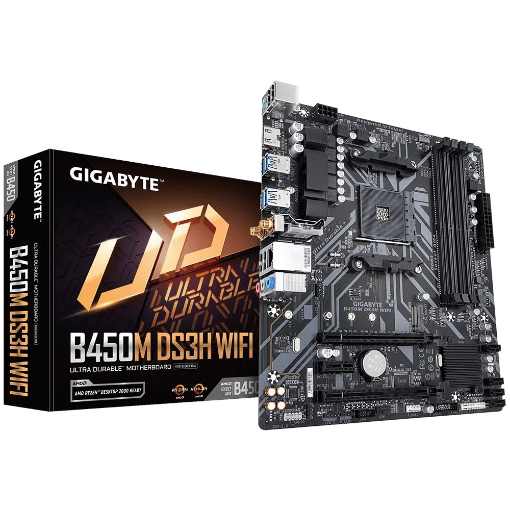 MB GIGABYTE B450M DS3H WIFI