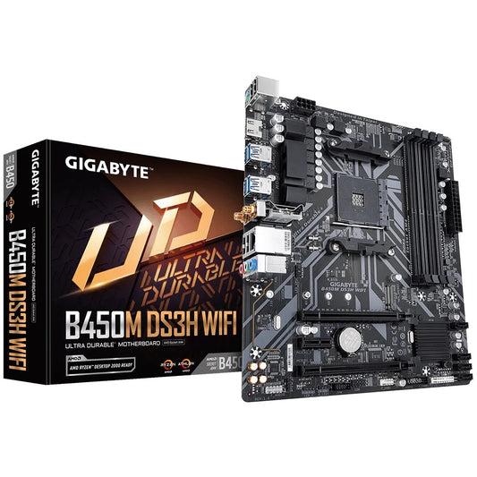 MB GIGABYTE B450M DS3H WIFI