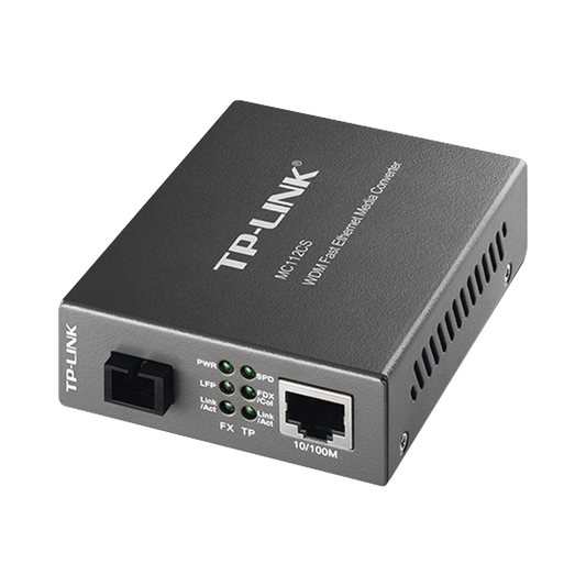 Convertidor Firba Ã“ptica WDM Monomodo / 1 puerto RJ45 10/100 Mbps / 1 puerto SC/UPC 100 Mbps /  Hasta 20 Km / Para su Funcionamiento Requiere el Modelo MC111CS / Plug and Play
