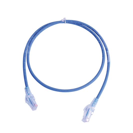 Patch Cord MC5 Modular Cat5e UTP, CM/LS0H, 5ft, Color Azul, VersiÃ³n Bulk (Sin Empaque Individual)