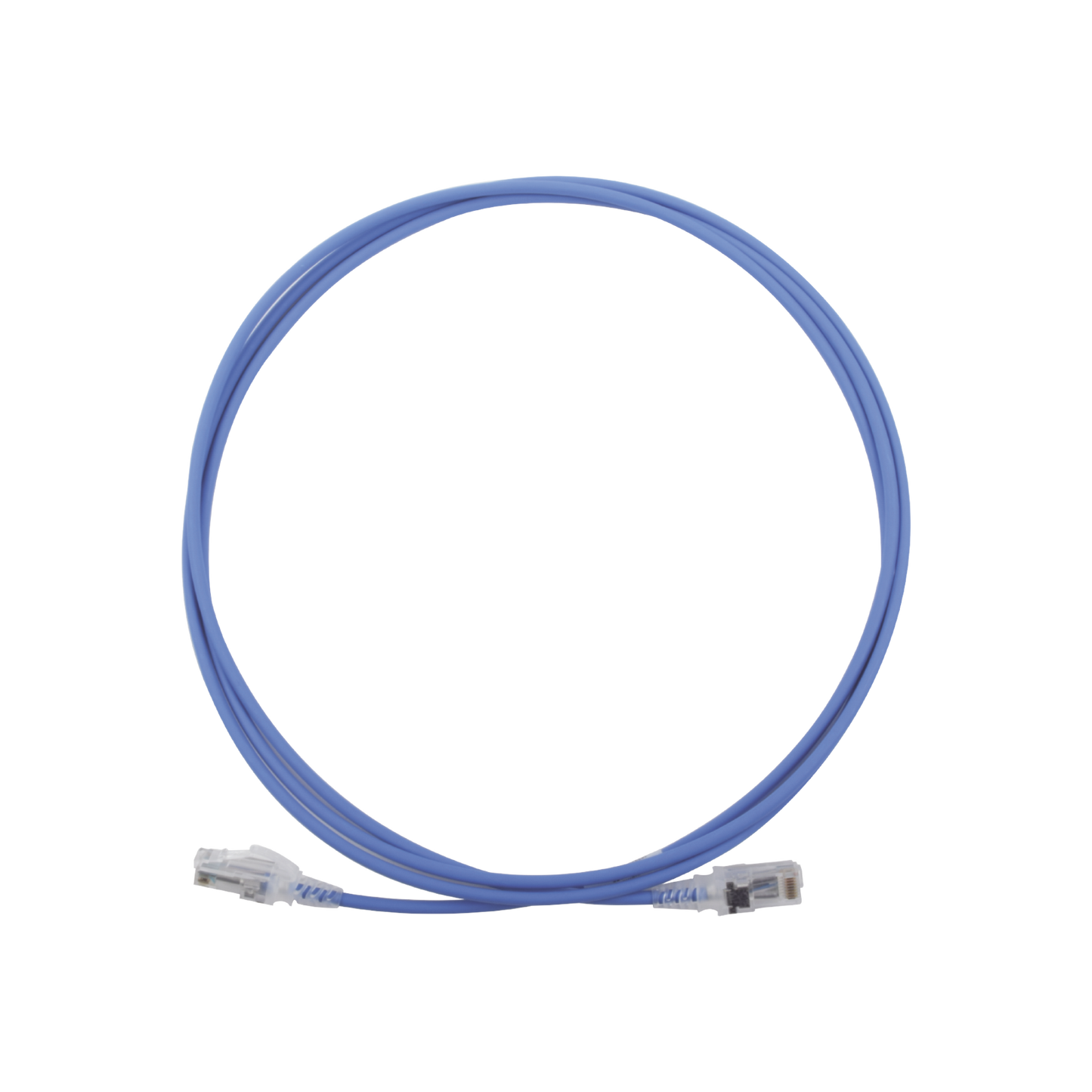 Patch Cord MC6 Modular Cat6 UTP, CM/LS0H, 7ft, Color Azul, DiÃ¡metro Reducido (28AWG)