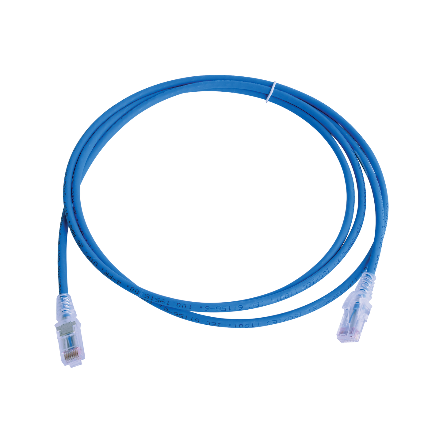 Patch Cord MC6 Modular Cat6 UTP, CM/LS0H, 7ft, Color Azul, VersiÃ³n Bulk (Sin Empaque Individual)
