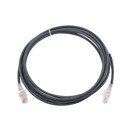 Patch Cord MC6 Modular Cat6 UTP, CM/LS0H, 10ft, Color Negro, VersiÃ³n Bulk (Sin Empaque Individual)