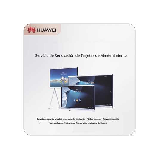 Tarjeta de Servicio de Mantenimiento HiCare RFR por un aÃ±o para IdeaHub IHS2-65SA