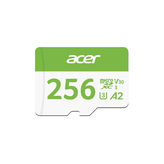 Memoria MicroSD ACER MSC300 256GB, 160MB/s UHS-I V30 BL.9BWWA.323 Clase 10 A2