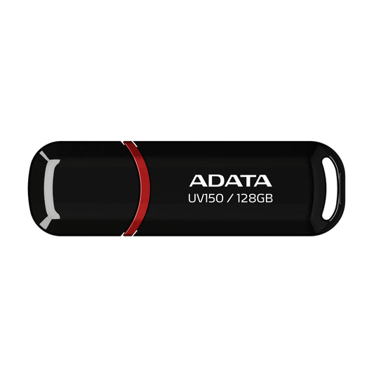Memoria USB ADATA AUV150-128G-RBK, Negro, 128 GB, USB 3.2, retro compatible a 3.1, 3.0 y 2.0.