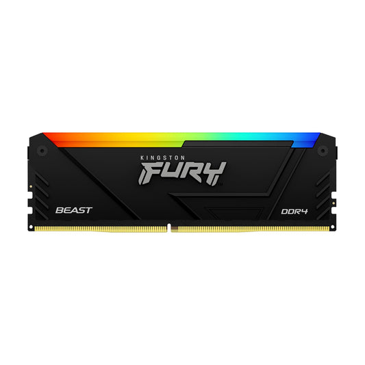 MEMORIA RAM KINGSTON FURY BEAST RGB 8GB 3200MT/S DDR4 CL16 DIMM