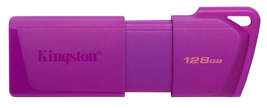 MEMORIA USB KINGSTON DATATRAVELER EXODIA M 128GB 3.2 GEN 1 MORADO NEON