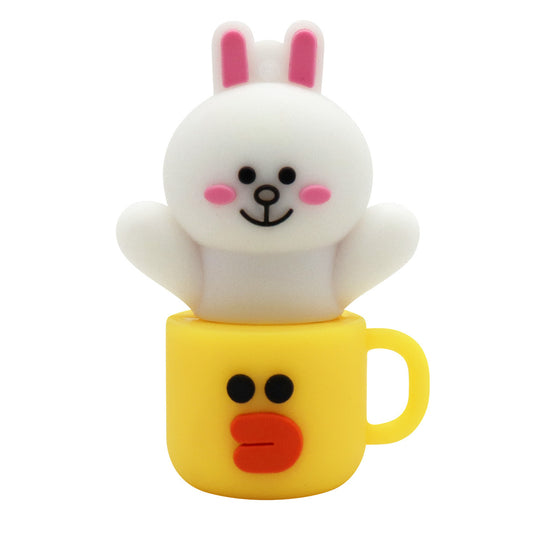 MEMORIA FLASH USB 32GB, CONEJO CON TAZA BROBOTIX 190432-10, 32 GB, USB tipo A