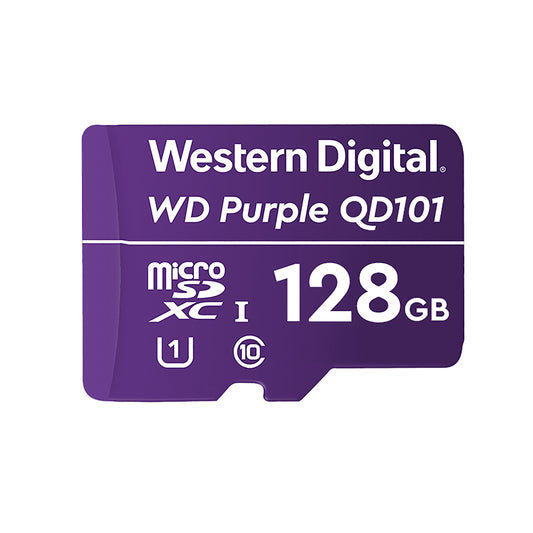 Memoria Micro SD WESTERN DIGITAL WDD128G1P0C, 128 GB, Morado, Clase 10