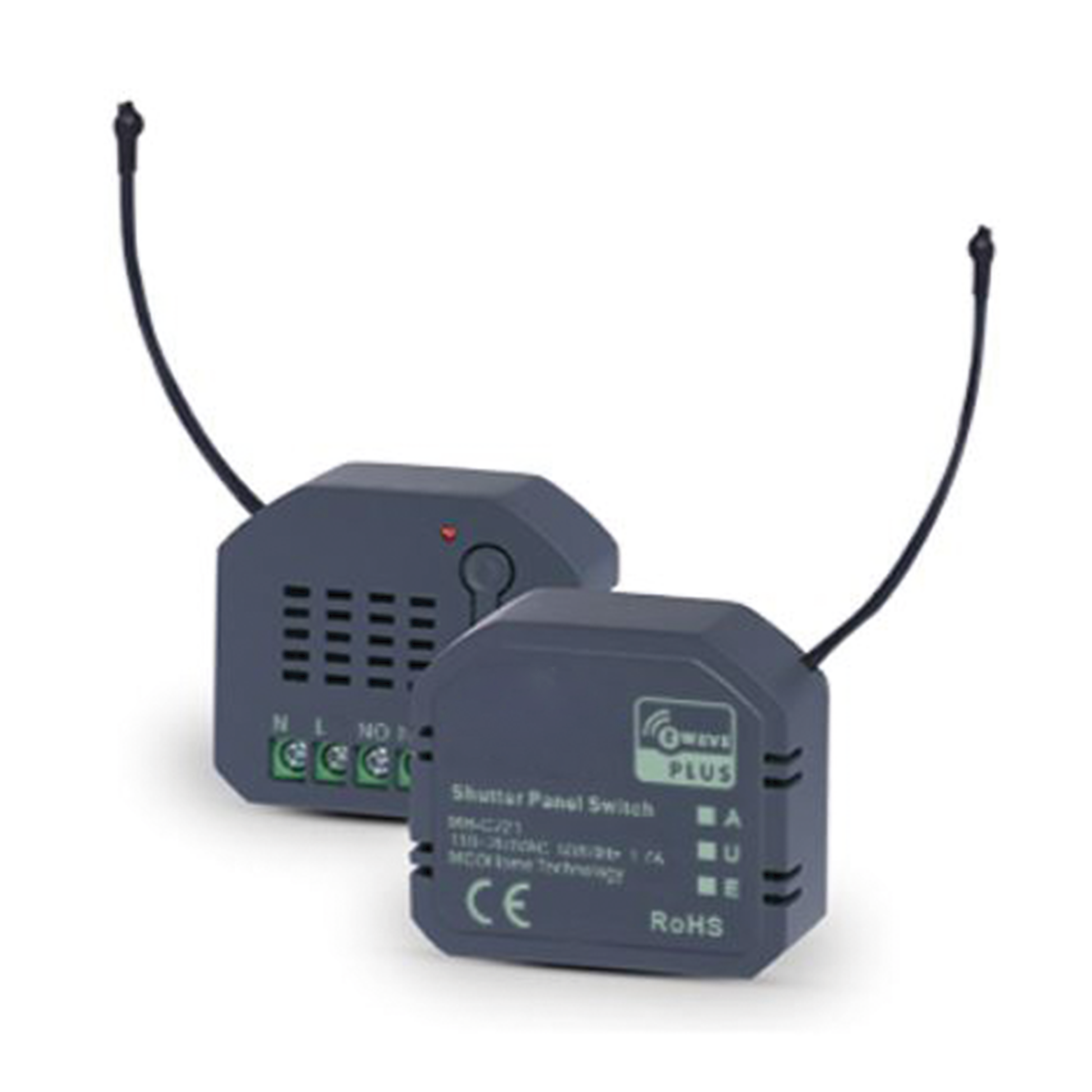 (ZWAVE) Micro modulo On/Off Shutter, ideal para garage o motores de persianas. - SFIRE - Ingenieria Servirent