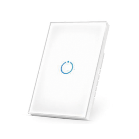 (ZWAVE) Interruptor On/Off panel tÃ¡ctil touch inalÃ¡mbrico Zwave Plus 1 boton. No requiere cable neutro, Compatible con Hubitat HC8, Ãlula  M2M, otros