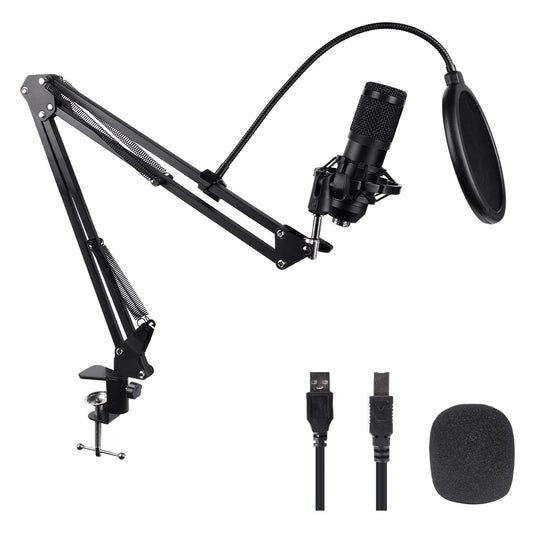 Micrófono  BALAM RUSH USB OS Filtro Anti-Pop Black Stelar MC970 WINDOWS - MAC