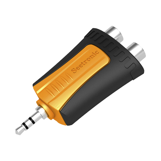 Conector EstÃ©reo | 3.5 mm - 2 x conector Hembra RCA | Adaptador de Carcasa de PlÃ¡stico