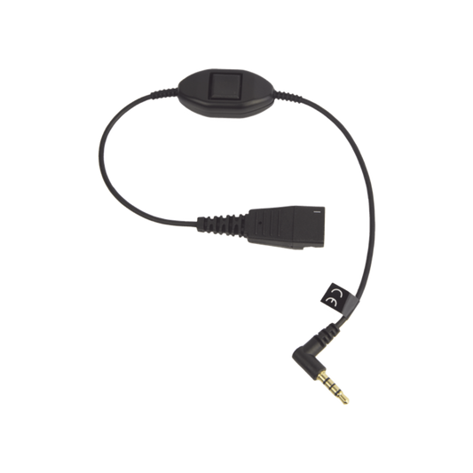 Jabra Cord QD a conector de 3.5 mm con Push-to-Talk para telÃ©fonos celulares smartphones (8800-00-103)
