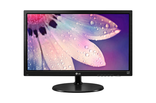 Monitor LED Marca LG de 18.5 pulgadas, Modelo (19M38H), Resolución 1366 x 768, HDMI x 1, VGA x 1