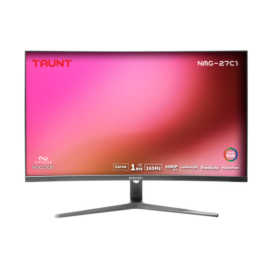 MONITOR GAMING LED CURVO 27 NMG-27C1 VA 165HZ 1MS LOW BLUELIGHT FLICKERFREE FREESYNC RGB VESA 16:9 FHD 1920*1080 HDMI DP NEGRO
