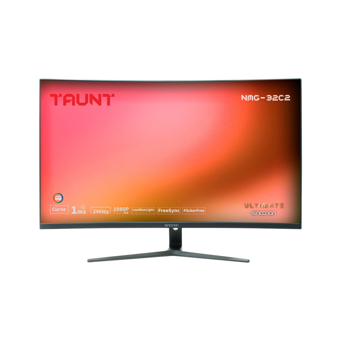 MONITOR GAMING LED CURVO 31.5 NMG-32C2 VA 240HZ 1MS LOW BLUELIGHT FLICKERFREE FREESYNC RGB VESA 16:9 FHD 1920*1080 HDMI DP NEGRO