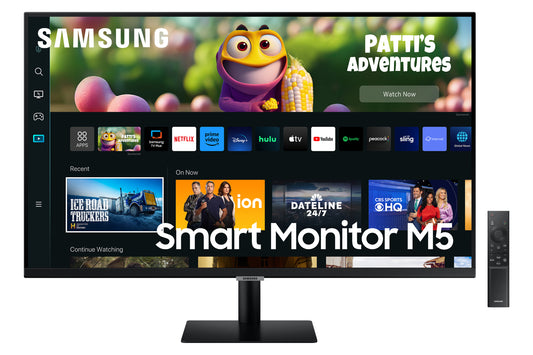 Monitor SMART TV M5 27 pulgadas, Plano, FULL HD, LS27CM500ELXZX