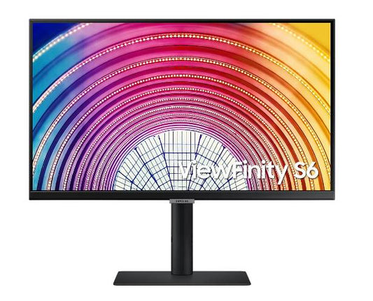 Monitor Samsung 24 QHD con Panel IPS, 2,560 x 1,440, Flat, 75Hz, 5ms, LS24A600NALXZX
