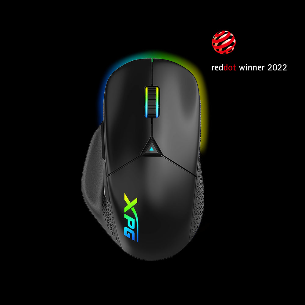 Mouse GAMING XPG ALPHA, efectos de iluminación RGB, ALPHA-BKCWW.