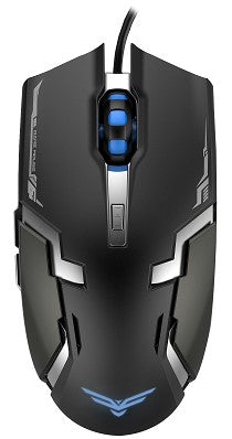 Mouse Gaming Naceb Technology NA-629, USB, Juego, Negro