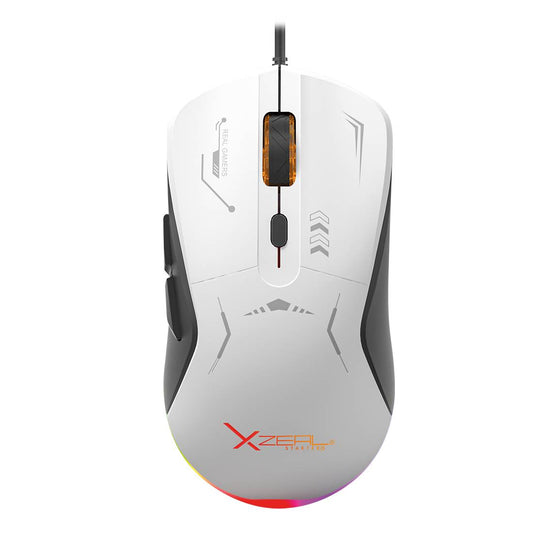 Mouse GAMER XST-401 BLANCO-NEGRO. XSAMGA2WB.