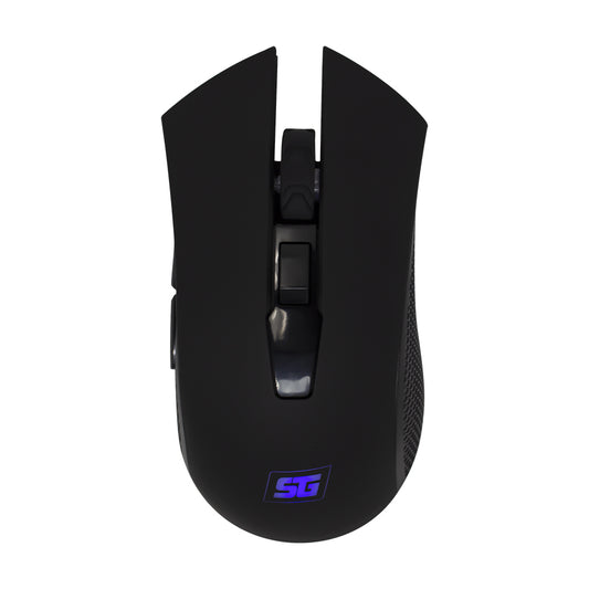 Mouse gamer VORAGO START THE GAME MO-600 2,400 DPI Inalámbrico, Recargable