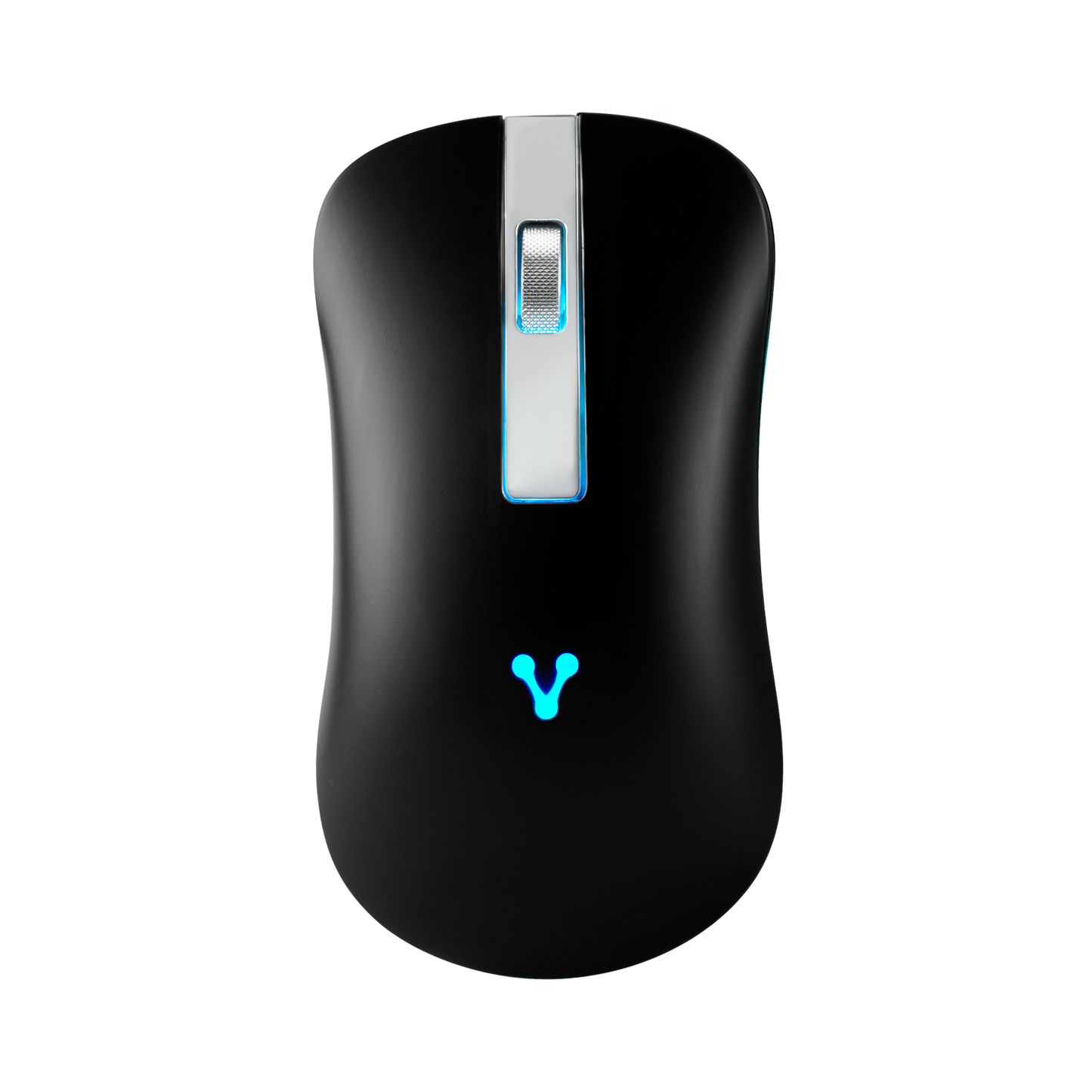 Mouse Vorago MO-305-SLIM-BK Slim Led Rgb Inalambrico Recargable Negro