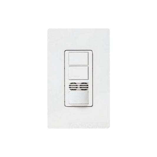 (XCT) Apagador doble con sensor de presencia y PIR ultrasÃ³nico, ideal para salas de conferencia o entretenimiento.