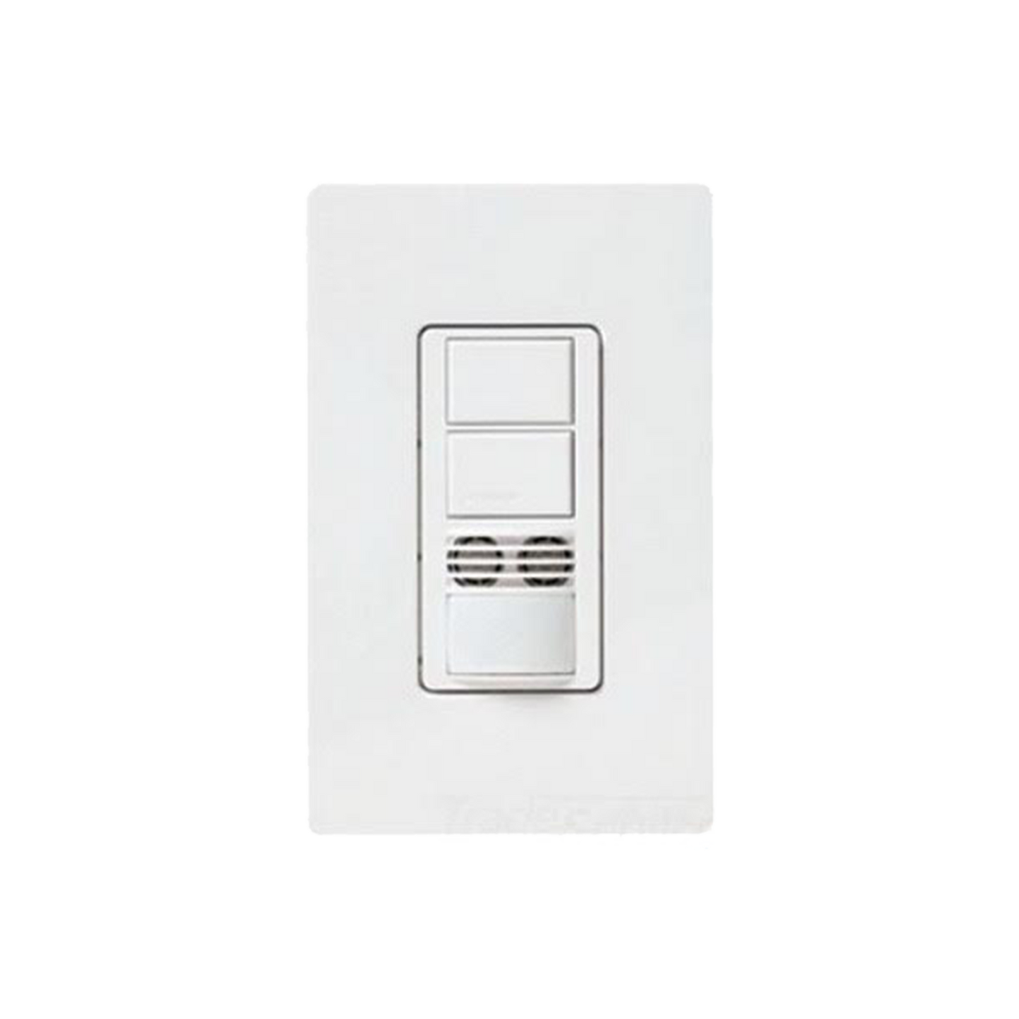 (XCT) Apagador doble con sensor de presencia y PIR ultrasÃ³nico, ideal para salas de conferencia o entretenimiento.