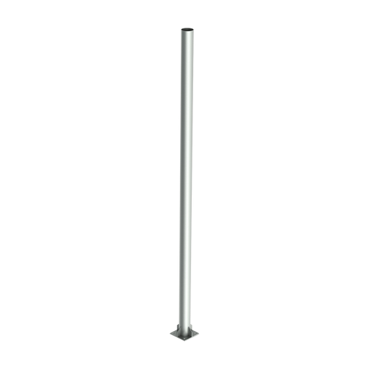 Poste de Acero Galvanizado para Videovigilancia, 4 m de altura.