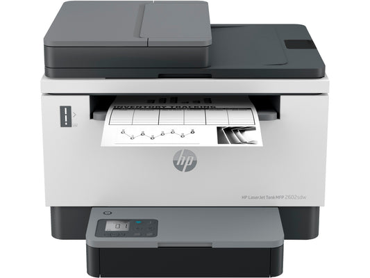 Impresora Multifunción HP Laserjet Tank MFP 2602SDW 2R7F5A - 600 x 600 ppp, 22 ppm, 25000 páginas