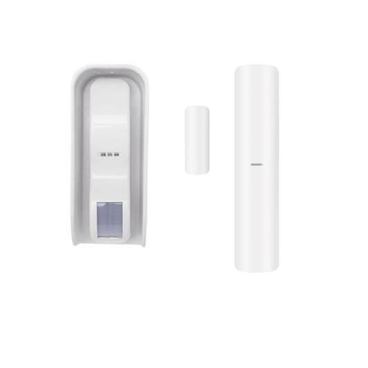 Sensor de Movimiento Tipo Cortina / 100 % Exterior / Alimentado por baterÃ­as / Doble tecnologÃ­a MW & PIR / Compatible con AXPRO / Incluye DS-PDMC-EG2-WB
