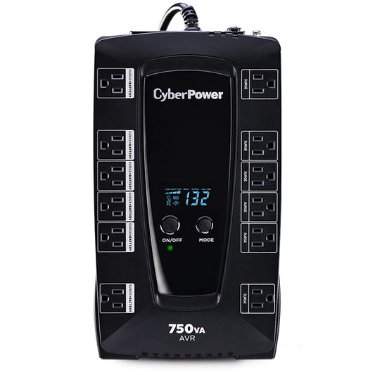 No-Break CyberPower AVRG750LCD, 750 VA, 450 W, Negro