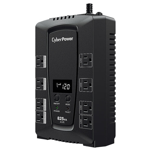 No-Break CyberPower CP825AVRLCD, 825 VA, 450 W, 8 h, Hogar y Oficina