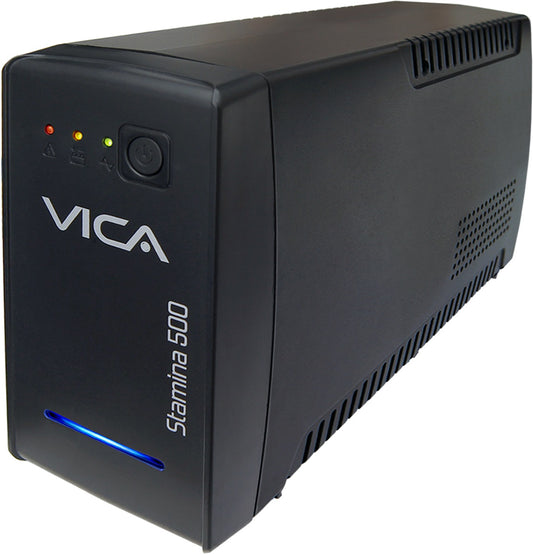 No-Break VICA STAMINA 500, 500 VA, 300 W, Negro