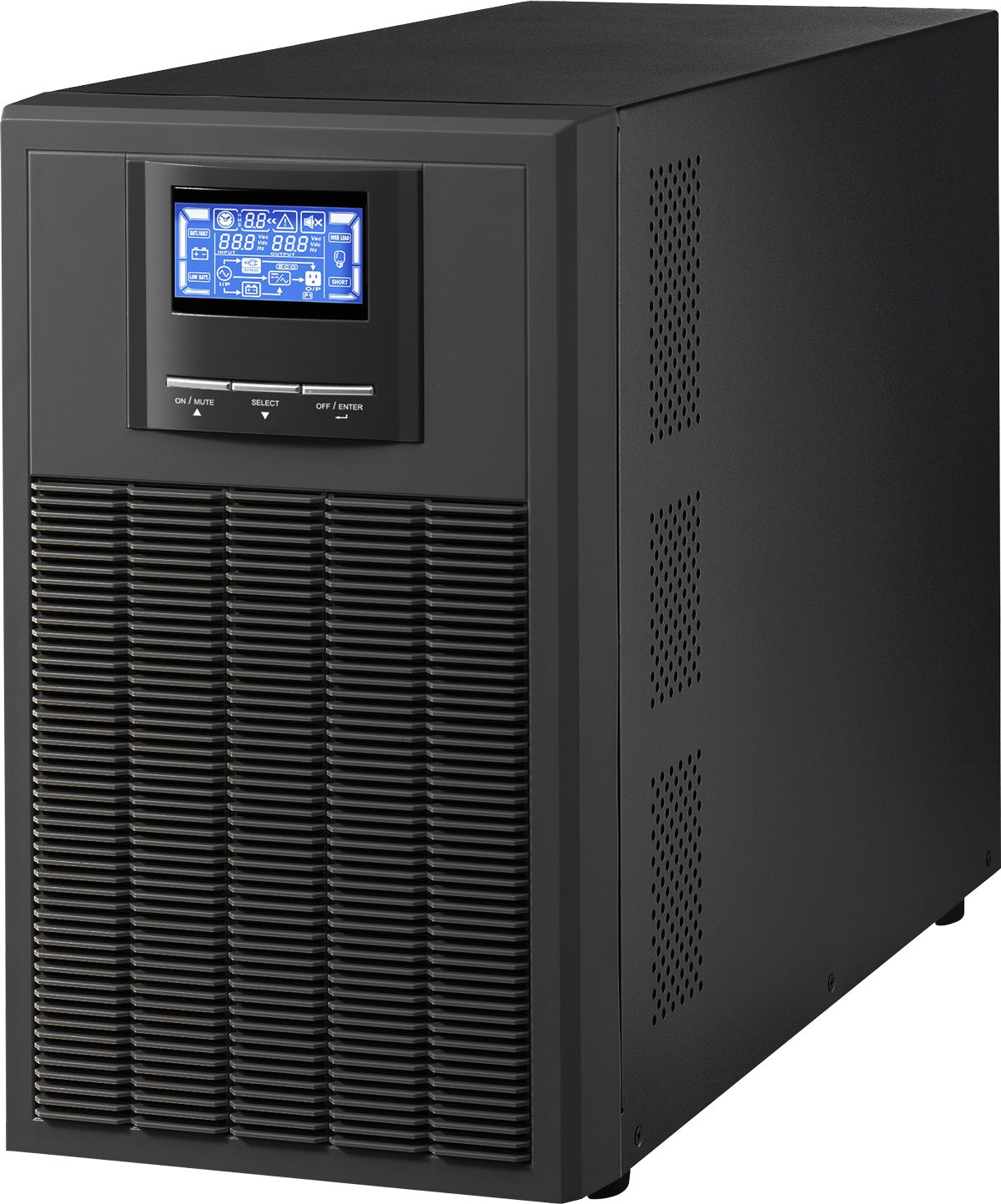 UPS Online con Doble Conversión Torre VICA GAMMA 3K, 3000 VA, 2700 W, 4 h, Negro