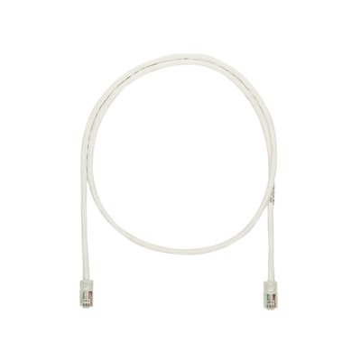 Cable de parcheo UTP Categoría 5e, con plug modular en cada extremo - 6 m. - Blanco Mate