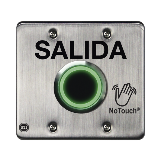 Interruptor IR NoTouchÂ® de Acero Inoxidable, Salida Doble, SALIDA