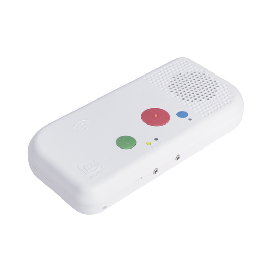 Terminal de HabitaciÃ³n IP / BotÃ³n Azul de Llamada a MÃ©dico / Lector RFID 125 KHz / SIP / PoE / Compatible con NX1071 y NX1075