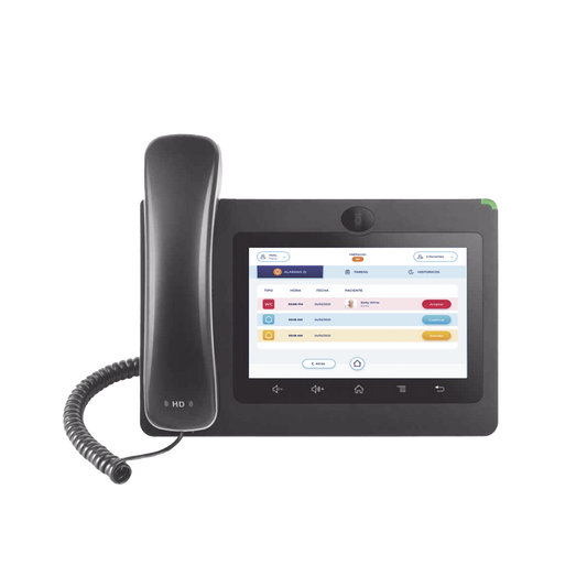 CONSOLA DE ENFERMERA IP PoE CON PANTALLA, SISTEMA ANDROID Y APP ASISTENCIAL PARA 1 USUARIO. SOLO FUNCIONA CON SOFTWARE