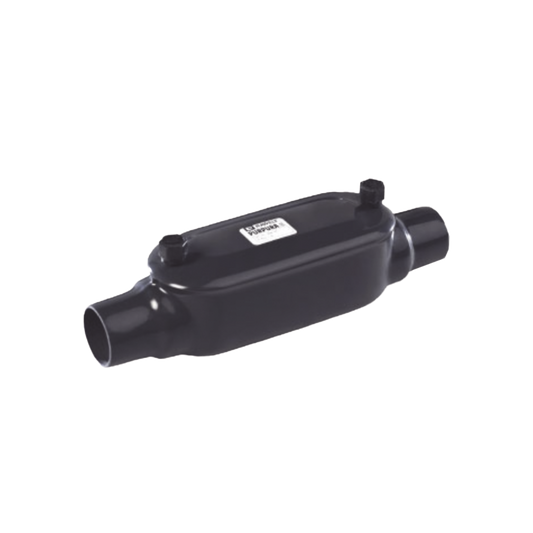 Caja Condulet tipo LR con recubrimiento exterior de PVC de 3/4" (19 mm).