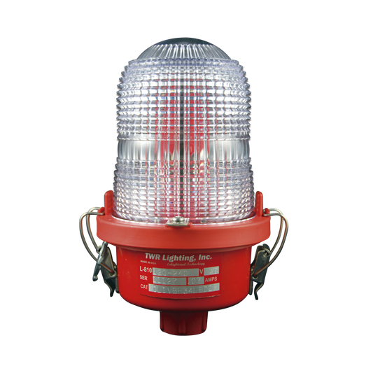 LÃ¡mpara de ObstrucciÃ³n Roja Tipo L-810, LED de baja intensidad, (12 - 24 Vcc).