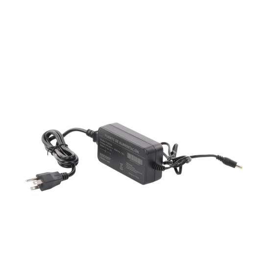 Adaptador de Pared con Cables de Extensión para Mayor Alcance 12 Vcc / 5 Amperes / Profesional / 0.5 metros a la toma de alimentación / 0.5 metros a la conexión del dispositivo