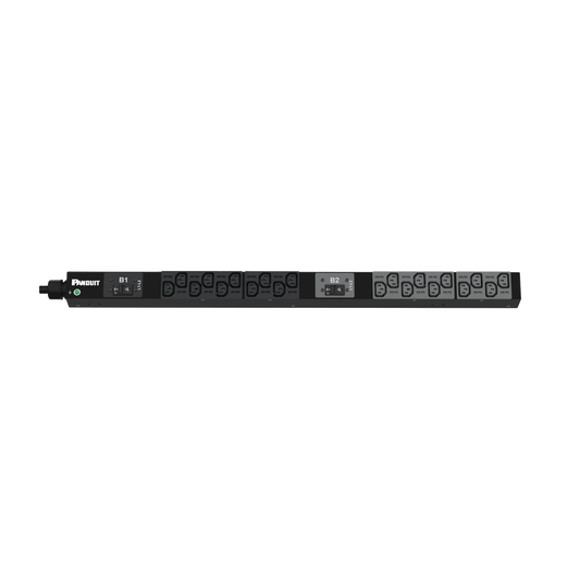 PDU Básico para Distribución de Energía, Enchufe de Entrada NEMA L6-30P, Con 20 Salidas C13, de Instalación Vertical, 208 Vca, 30 Amp