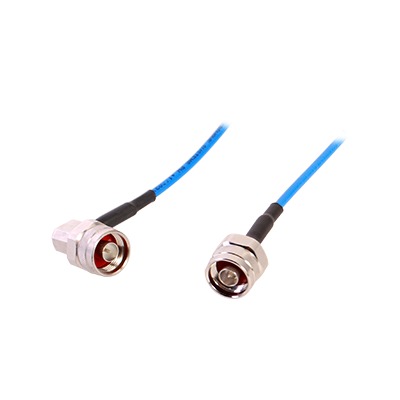 Cable flex TFT-402-LF (1/8" diam.) de 1m, bajo PIM (â‰¤-155 dBc), conectores N Macho a N Macho en A/R, 0-3 GHz.