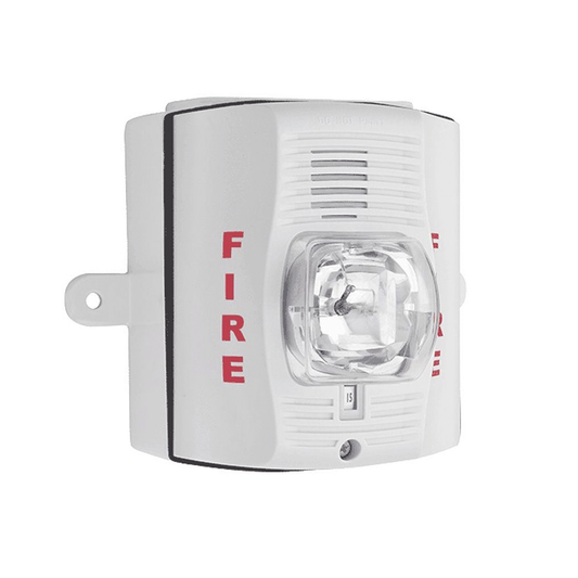 Sirena con LÃ¡mpara EstroboscÃ³pica para Exterior / a 2 Hilos / ConfiguraciÃ³n EstroboscÃ³pica Seleccionable / Color Blanco